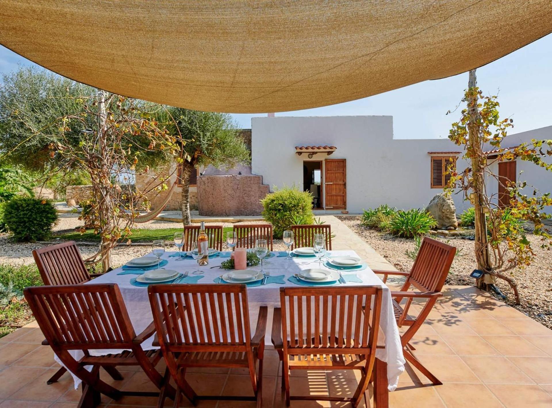 Villa Sa Cuina Làng Sant Rafael de Sa Creu Ngoại thất bức ảnh