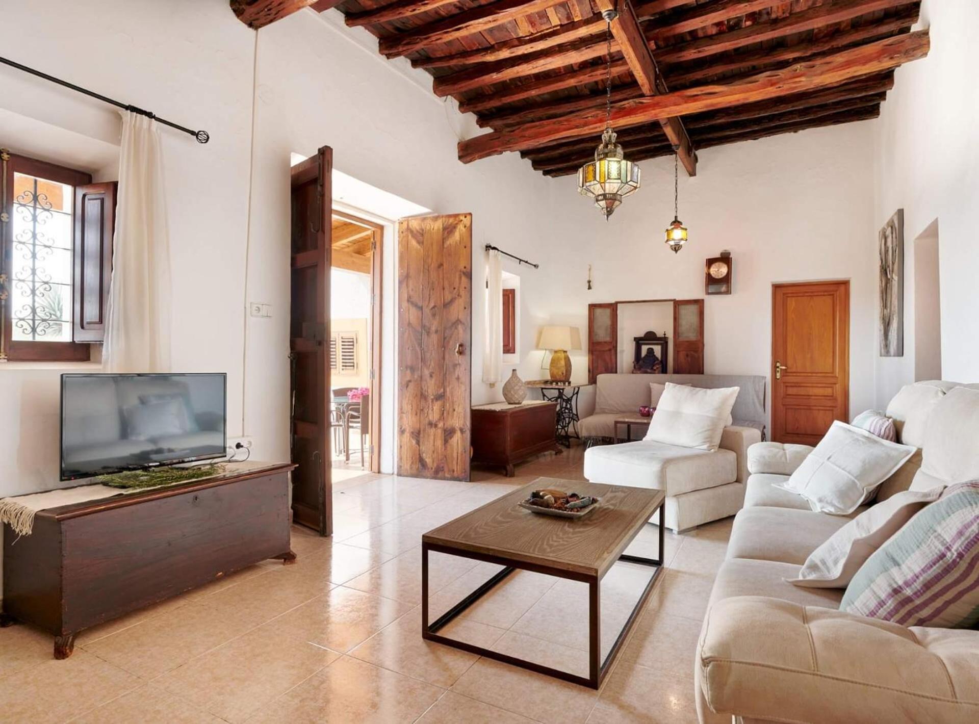 Villa Sa Cuina Làng Sant Rafael de Sa Creu Ngoại thất bức ảnh
